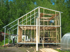 строительство дачных домов из металлокаркаса в Новосибирске