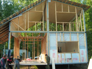 строительство дачных домов из металлокаркаса в Новосибирске